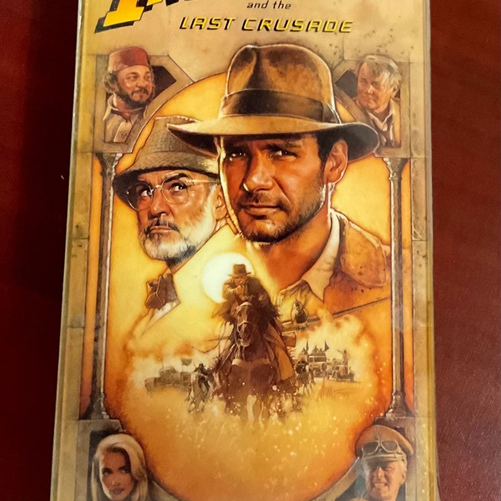 Indiana Jones and the Last Crusade VHS movie